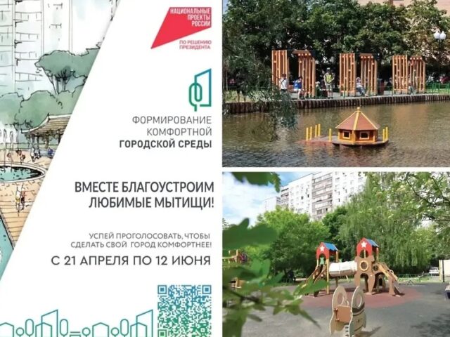 Мытищинцев приглашают принять участие в голосовании за благоустройство
