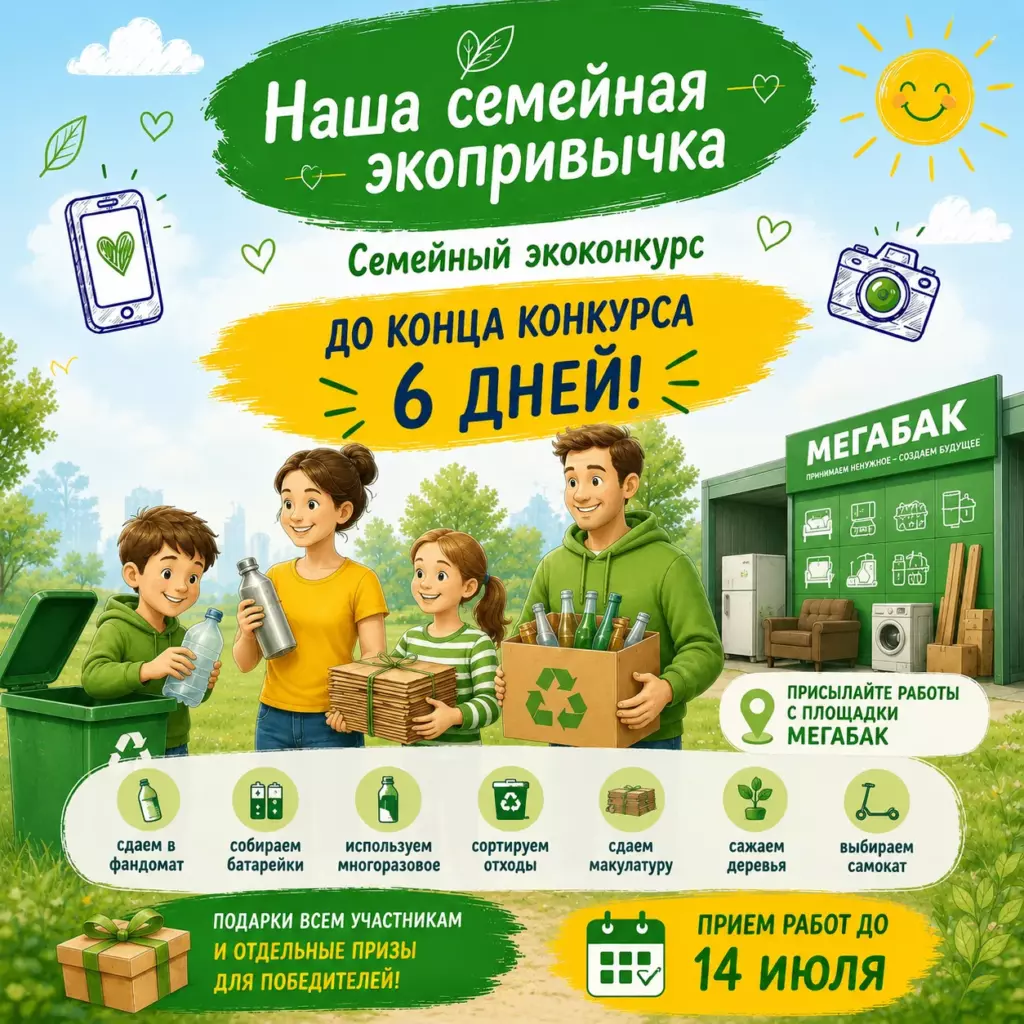 Экология начинается с семьи: присоединяйтесь к конкурсу!