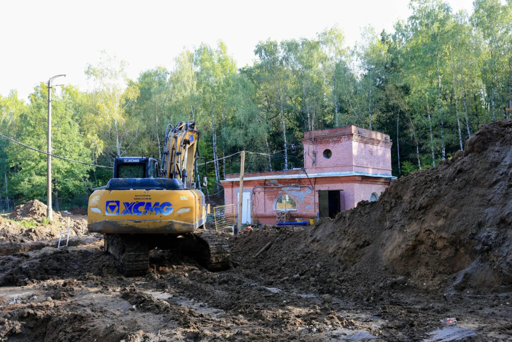 В Мытищах продолжается реконструкция ВЗУ «Здравница»